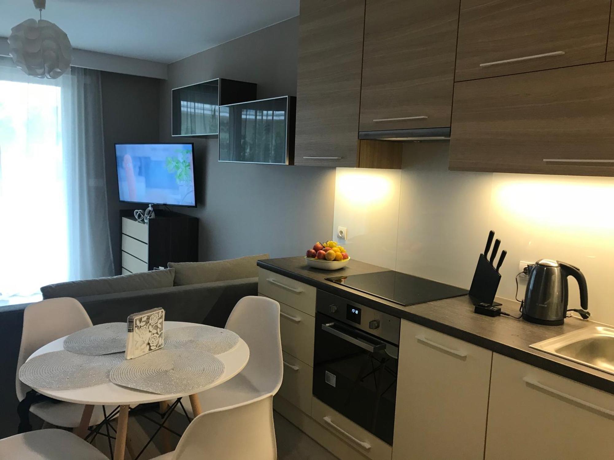 Apartament Przy Plazy Rewal - 1St Line Apartment Dış mekan fotoğraf
